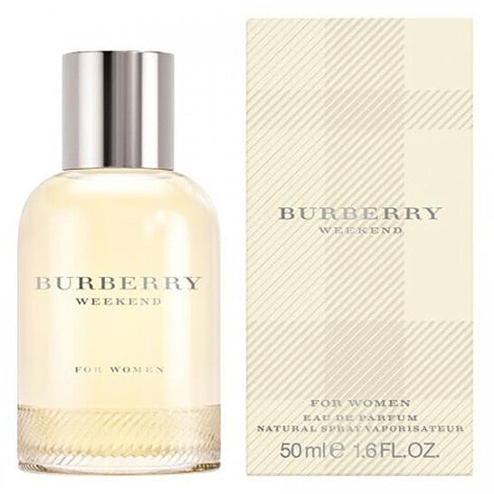Burberry Weekend for Women Eau de Parfum 50 ml flakonu və qutusu — yüngül və zərif qadın ətri