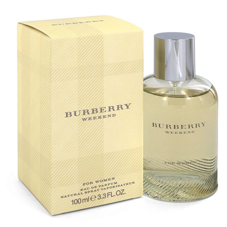 Burberry Weekend for Women Eau de Parfum 100 ml flakonu və qutusu — yüngül və zərif qadın ətri