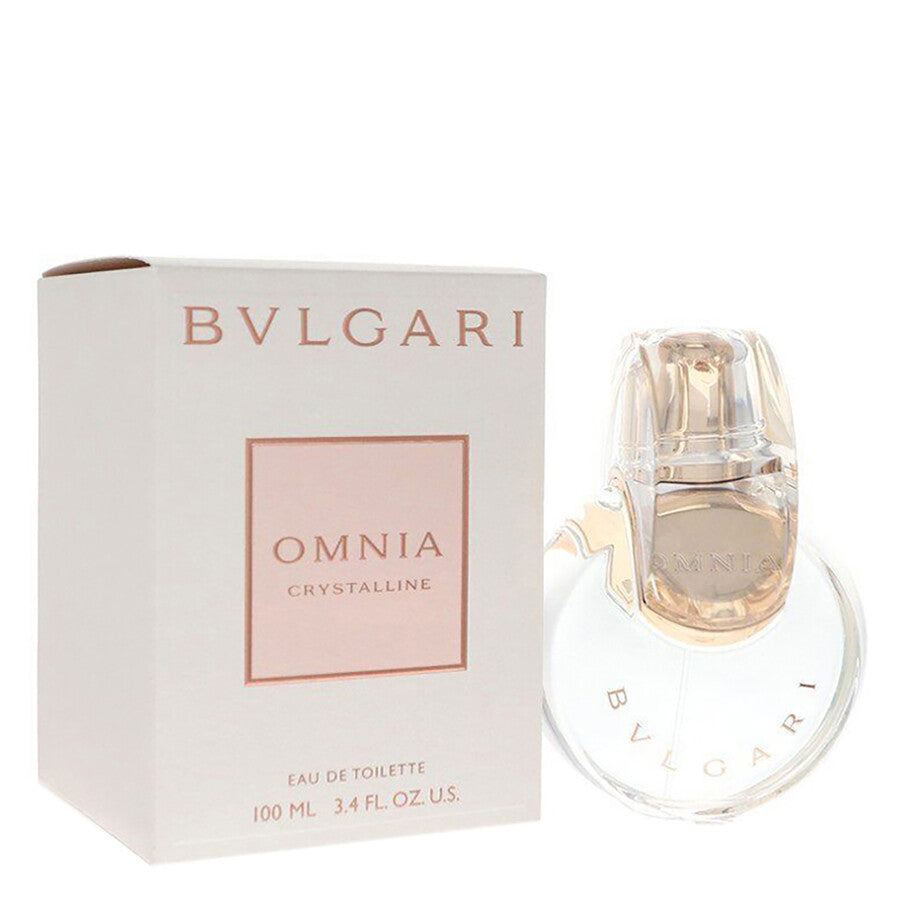 Bvlgari Omnia Crystalline Eau de Toilette 100 ml flakonu və qutusu — təmiz və zərif qadın ətri

