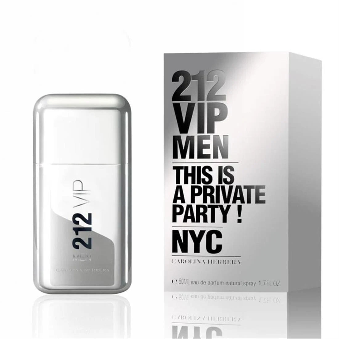 Carolina Herrera 212 VIP Men Eau de Toilette 50 ml perfume bottle with box