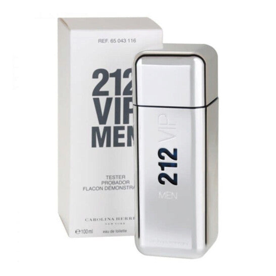 Carolina Herrera 212 VIP Men Eau de Toilette 100 ml Tester perfume bottle with tester box