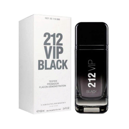 Carolina Herrera 212 VIP Black Eau de Parfum for Men 100 ml Tester perfume bottle with tester box