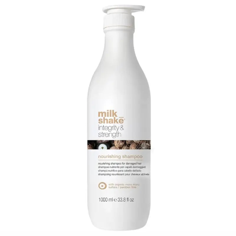 Milk_Shake Integrity & Strength Nourishing Shampoo 1000 ml zəif və zədələnmiş saçlar üçün qidalandırıcı şampun