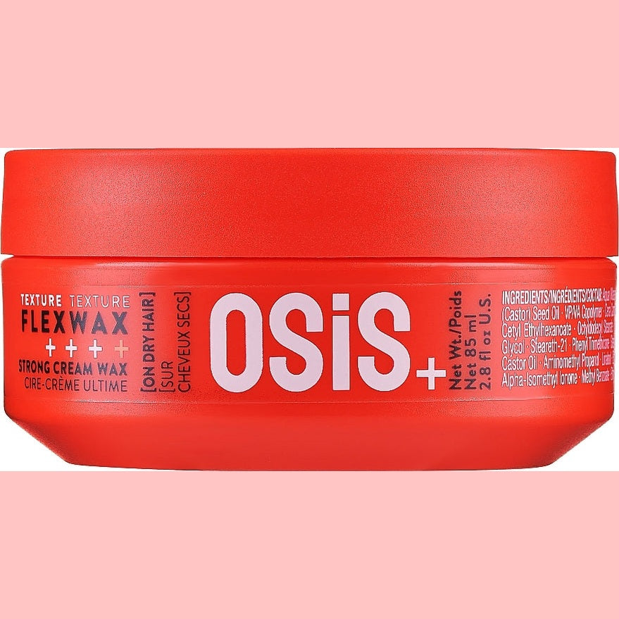 Schwarzkopf OSIS+ Flexwax 85 ml – güclü krem-mum, tekstura və fiksasiya (quru saç üçün)
