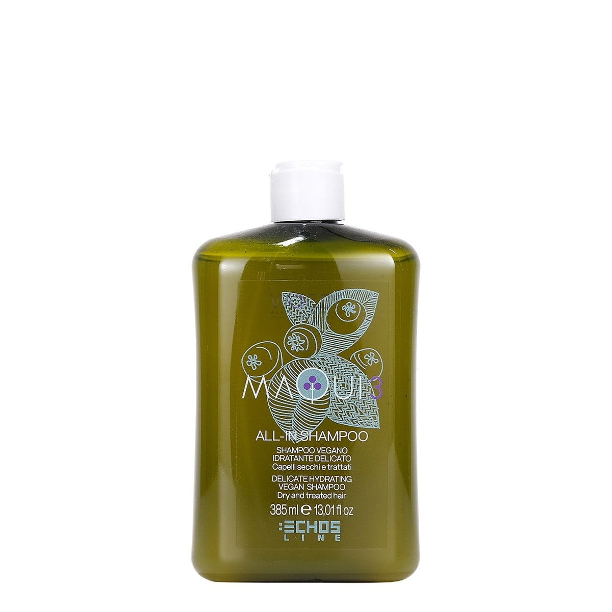 Echosline Moringa All-In şampun 385 ml – quru saçlar üçün vegan nəmləndirici şampun
