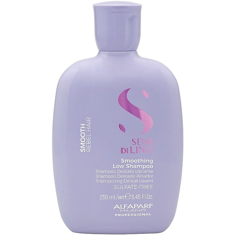 Alfaparf Semi Di Lino Smooth Smoothing Low Shampoo 250 ml – itaətsiz saçlar üçün sulfatsız şampun (Daraq Store)

