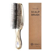S-HEART-S Scalp Brush Premium Gold – baş dərisi masaj fırçası
