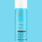 Moroccanoil Luminous Hairspray Extra Strong 56 g – maksimum tutuş və parıltı verən mini sprey
