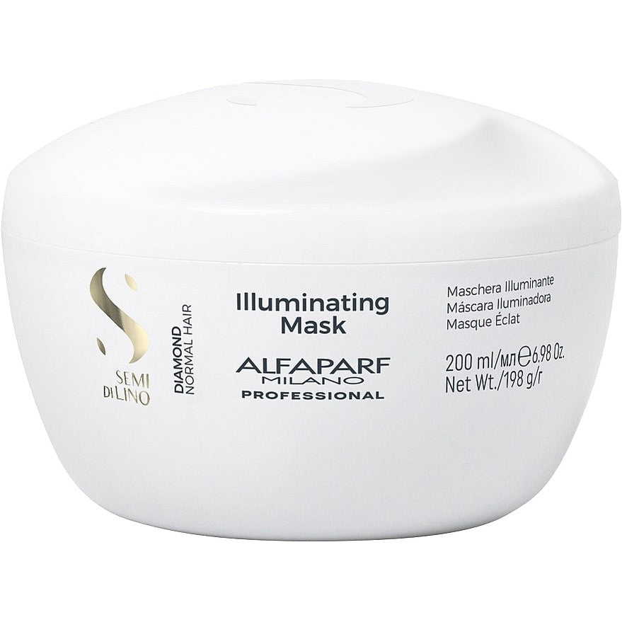 Alfaparf Semi Di Lino Diamond Illuminating Mask 200 ml – parıltı verən saç maskası (Daraq Store)
