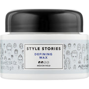 Alfaparf Style Stories Defining Wax 75 g – orta tutuşlu saç formalaşdırıcı mumu
