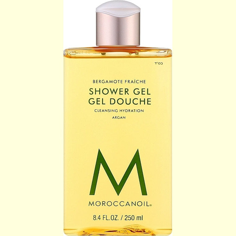 Moroccanoil Shower Gel Bergamote Fraîche 250 ml – dərini təmizləyən və nəmləndirən bergamot bədən geli

