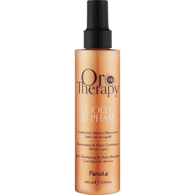 Oro Therapy 24k Gold Bi-Phase Conditioner 200 ml — iki fazalı parıldadıcı kondisioner spreyi
