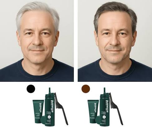 Alizard Color Activator Foam Black kişi saçları üçün rəngləndirici köpük 60 ml + 30 ml