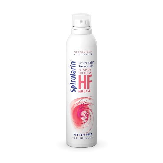 Spirularin HF Mousse 300 ml çox quru dəri və ayaqlar üçün 10% urea tərkibli qulluq köpüyü