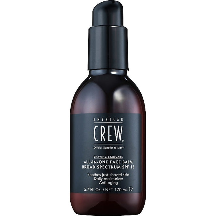 American Crew SPF 15 üz balzamı 170 ml kişilər üçün təraş sonrası nəmləndirici baxım məhsulu