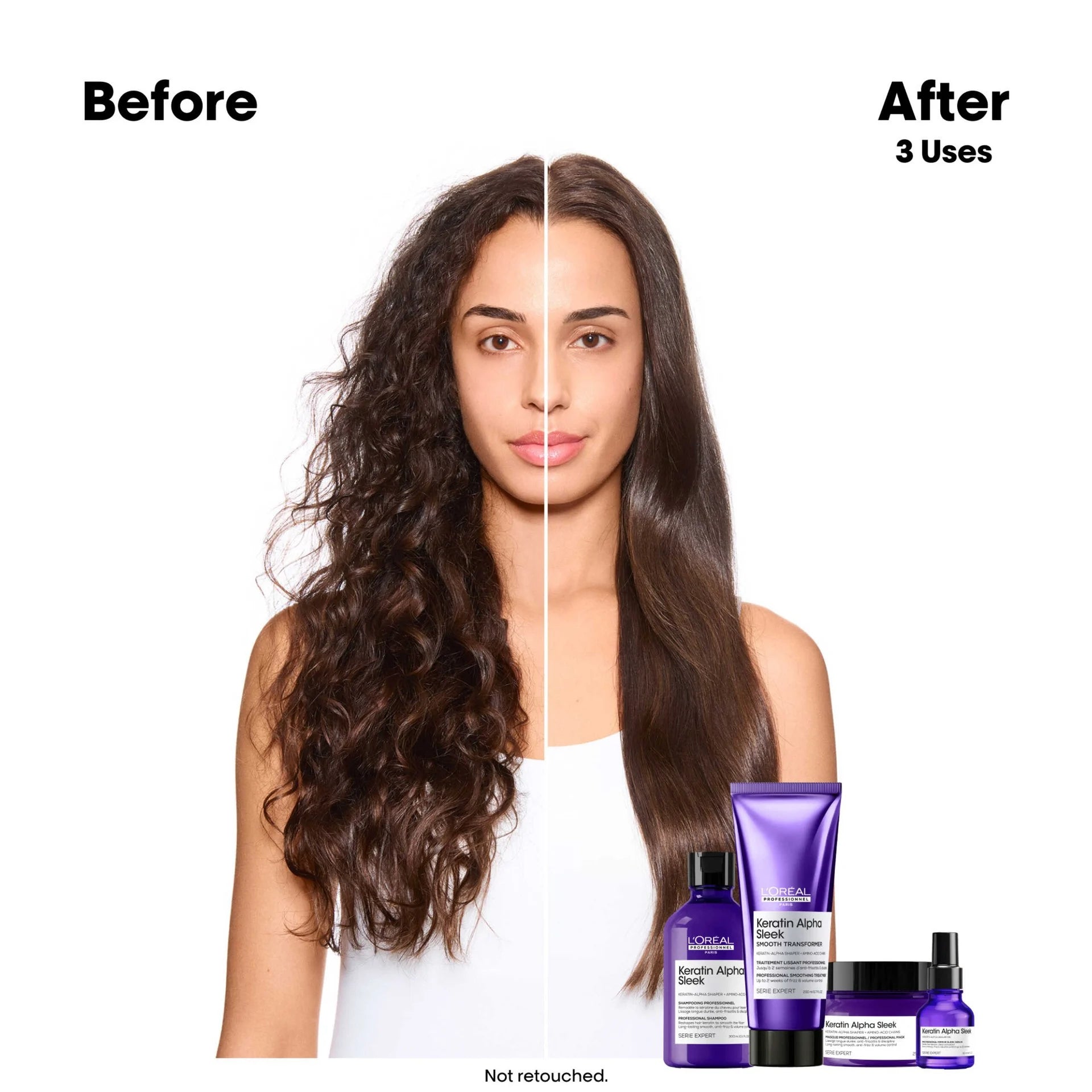 L’Oréal Professionnel Keratin Alpha Sleek Hamarlaşdırıcı Şampun 500 ml