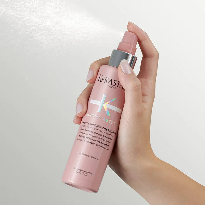 Rəngli və zədələnmiş saçlar üçün istilikdən qoruyan serum
