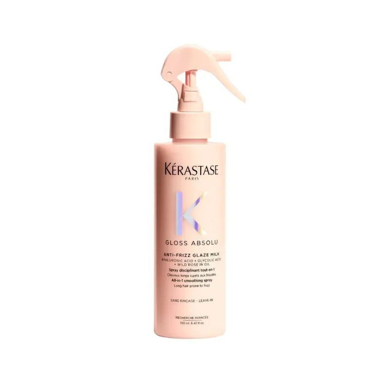 Kérastase Gloss Absolu Anti-Frizz Glaze Milk 190 ml – Bakıda parladıcı, elektriklənməyə qarşı leave-in saç spreyi
