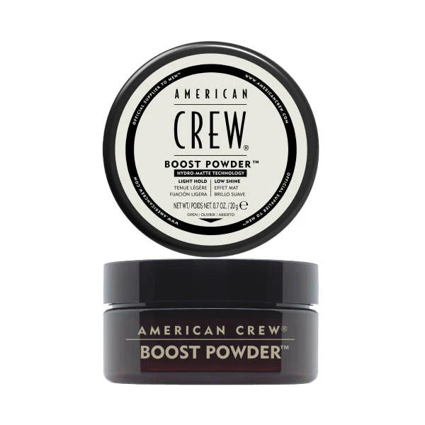 American Crew Boost Powder saç üçün həcm verən mat pudra 10 g / 20 g