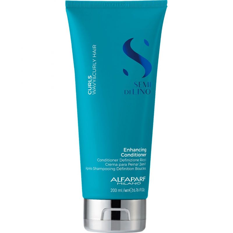 ALFAPARF Milano Semi Di Lino Curls Enhancing Conditioner 200ml – Qıvrım saçlar üçün kondisioner