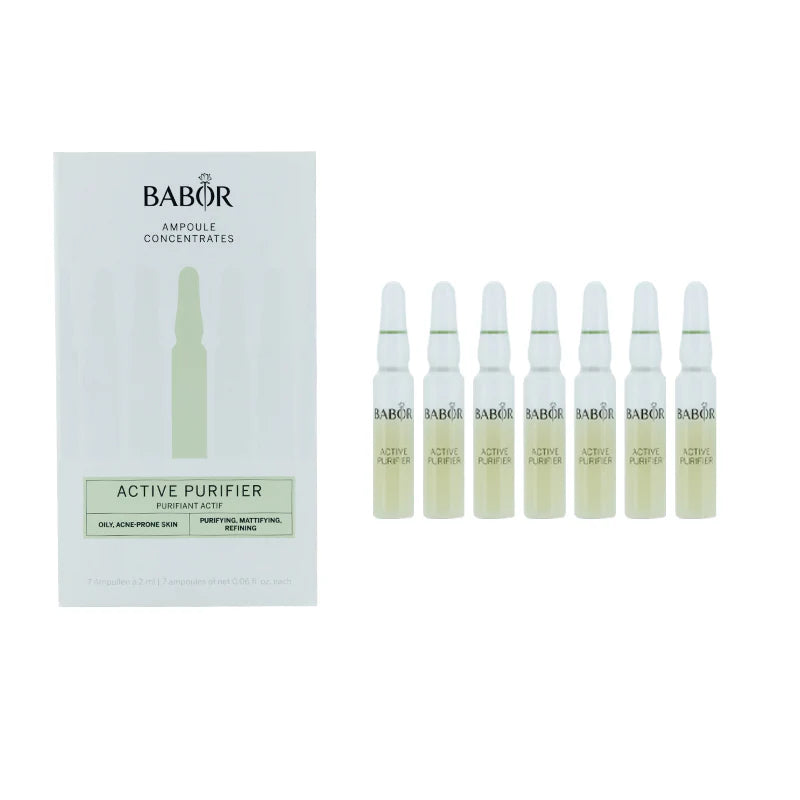 Babor Active Purifier Ampoule Concentrates 7x2 ml – yağlı və problemli dəri üçün təmizləyici ampulalar

