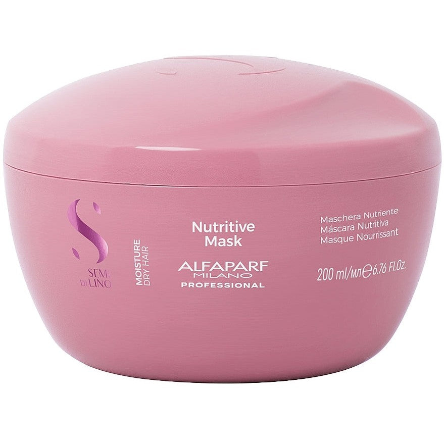 Alfaparf Semi Di Lino Moisture Nutritive Mask 200 ml – quru saçlar üçün qidalandırıcı maska
