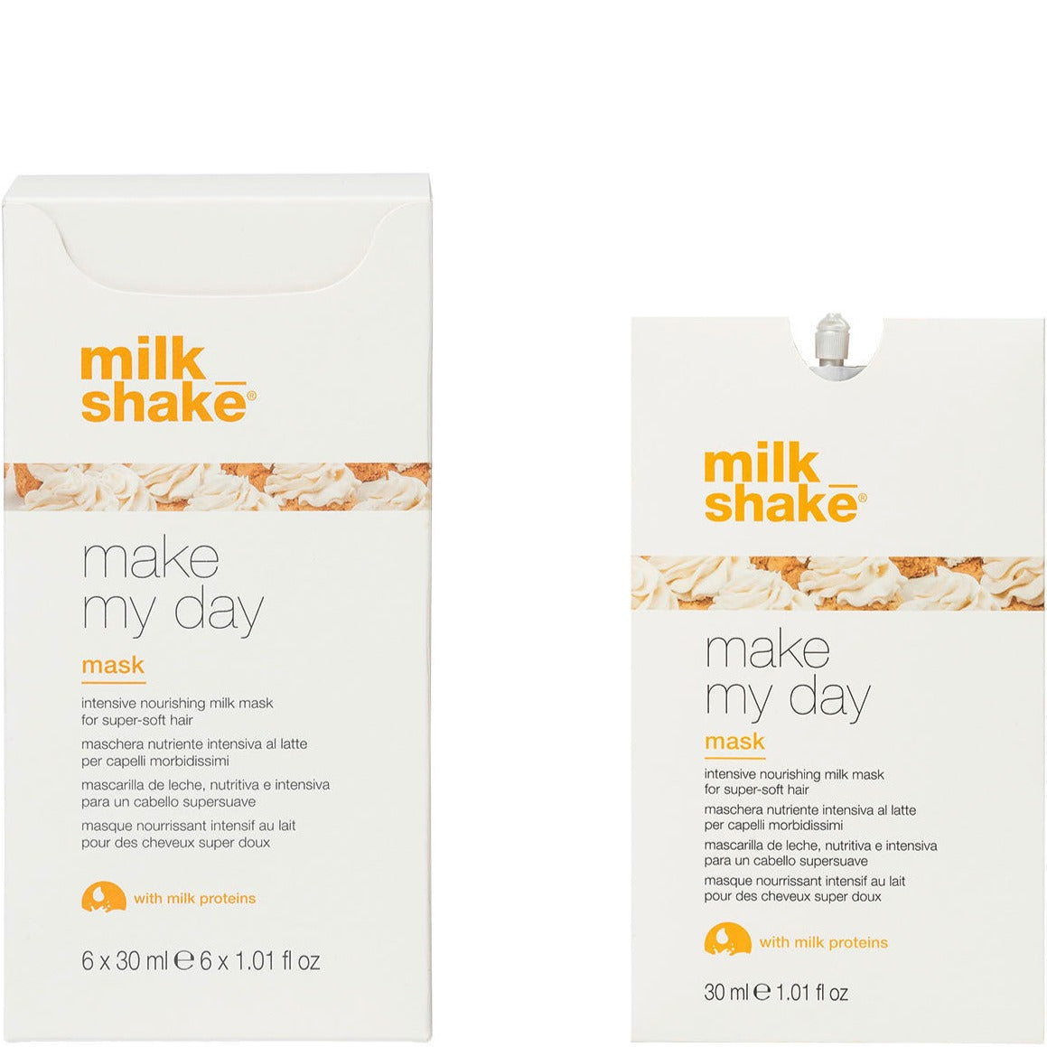Milk_Shake Make My Day Mask 6 x 30 ml hair mask sachets with box