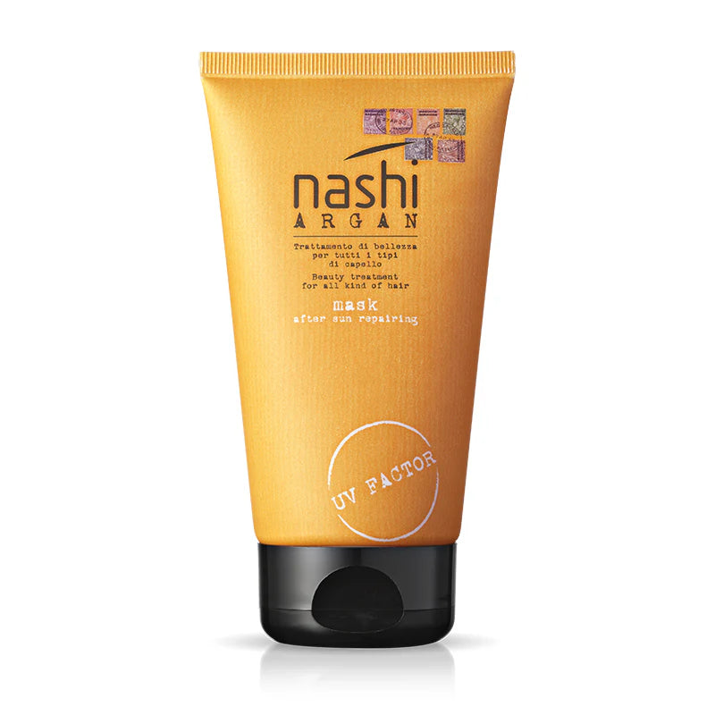 Nashi Argan Mask After Sun Repairing UV Factor 150 ml günəş sonrası bərpaedici saç maskası