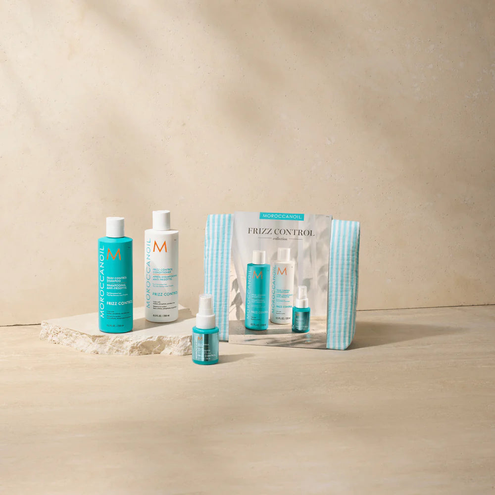 Moroccanoil Qabarmaya Qarşı Saç Baxımı Dəsti 250 ml + 250 ml + 50 ml