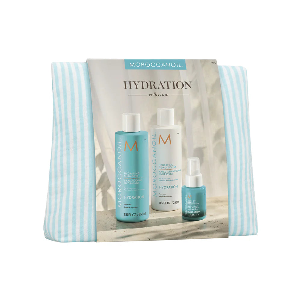 Moroccanoil Nəmləndirici Saç Baxımı Dəsti 250 ml + 250 ml + 50 ml