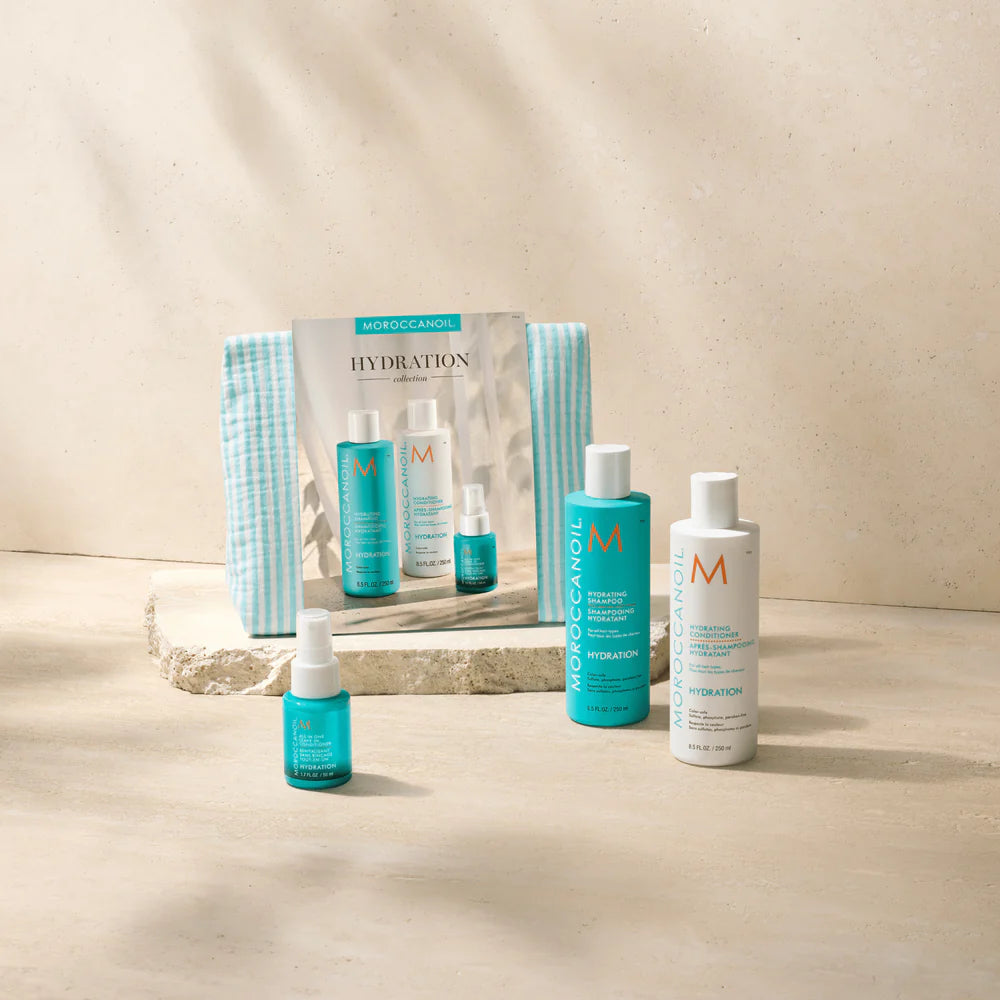 Moroccanoil Nəmləndirici Saç Baxımı Dəsti 250 ml + 250 ml + 50 ml
