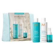 Moroccanoil Nəmləndirici Saç Baxımı Dəsti 250 ml və 50 ml quru saçlar üçün şampun kondisioner və leave-in qulluq