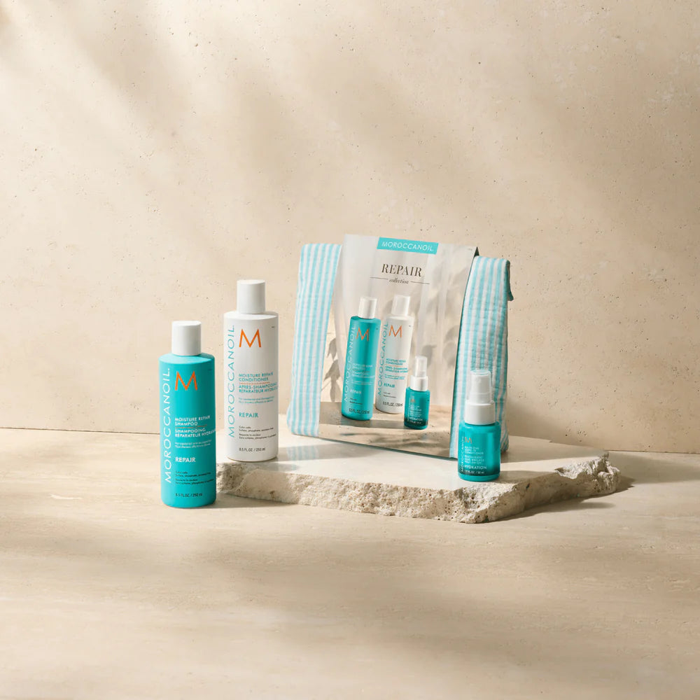 Moroccanoil Bərpaedici Saç Baxımı Dəsti 250 ml + 250 ml + 50 ml