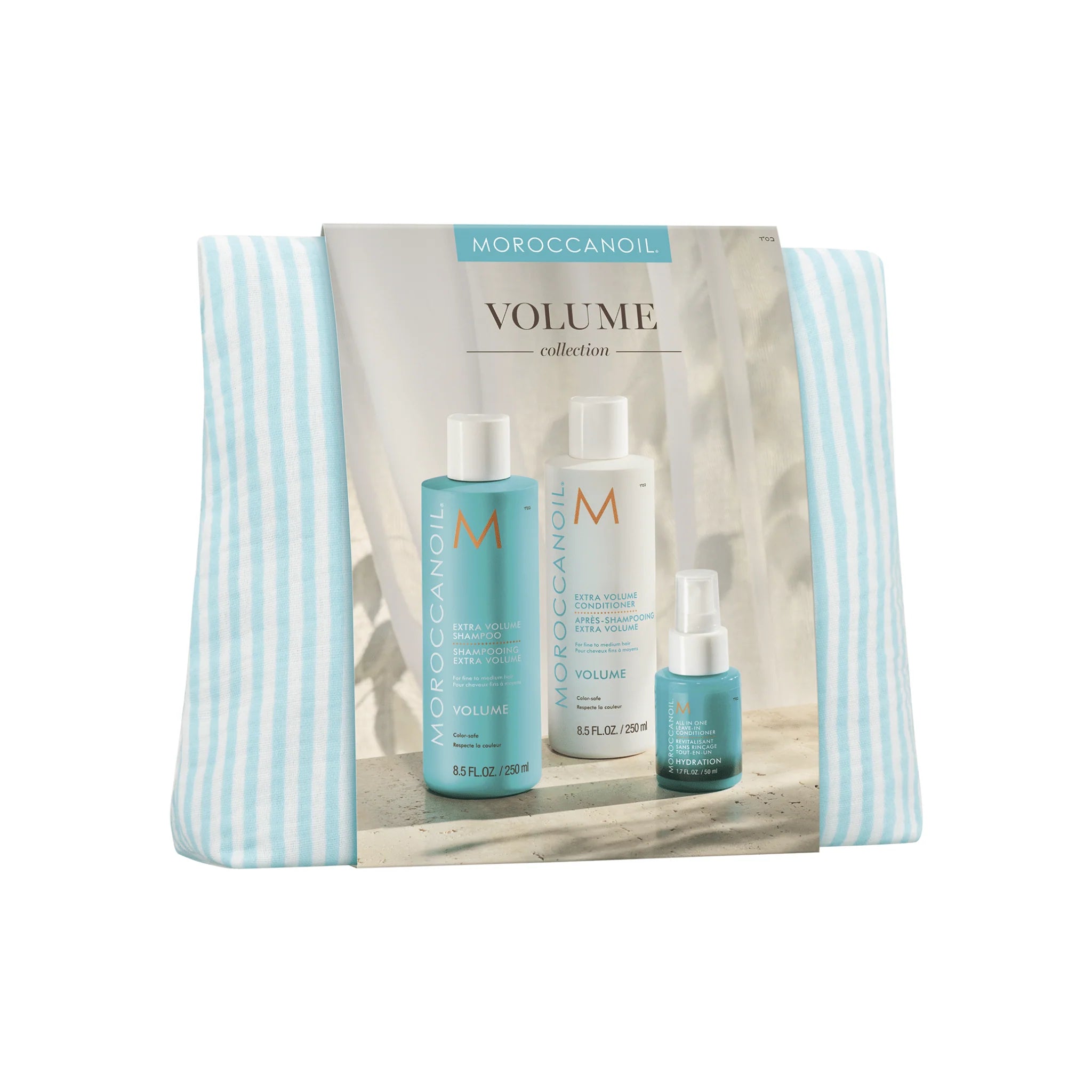 Moroccanoil Həcm Verən Saç Baxımı Dəsti 250 ml + 250 ml + 50 ml