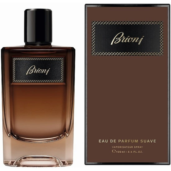 Brioni Eau de Parfum Suave 100 ml bottle and box (brown men’s fragrance)
