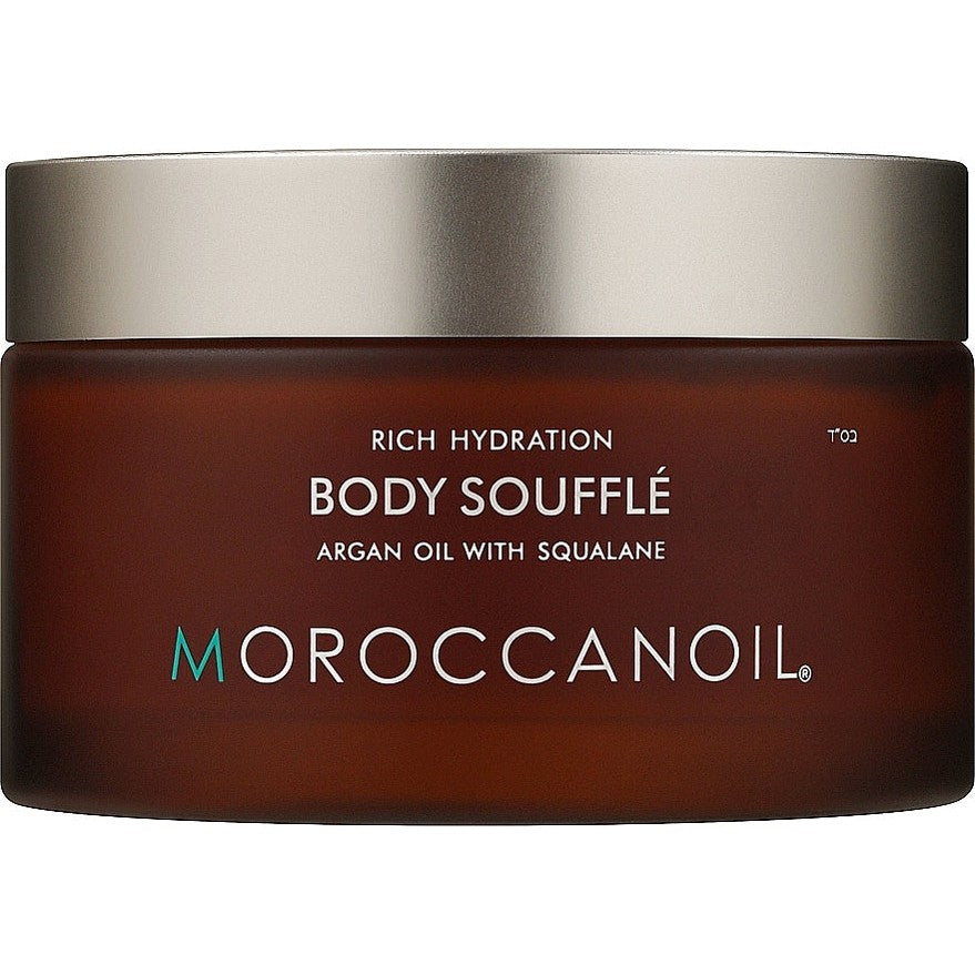 Moroccanoil Rich Hydration Body Soufflé 200 ml – argan yağı və skualanla zənginləşdirilmiş dərin nəmləndirən bədən soufflé
