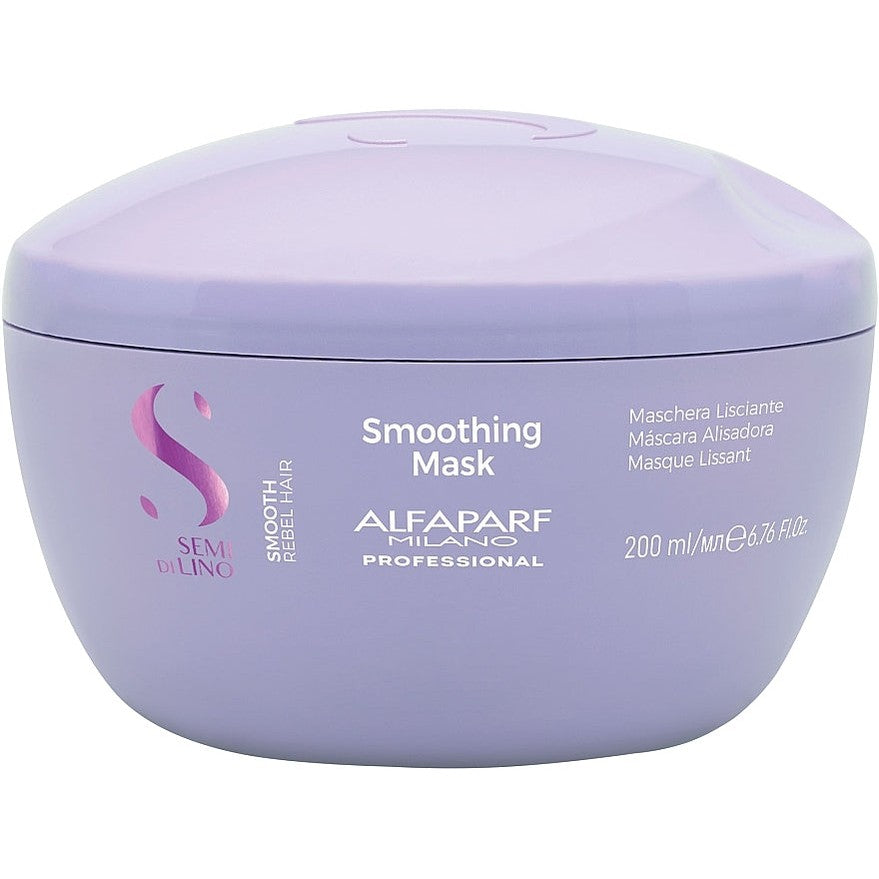 Alfaparf Semi Di Lino Smooth Smoothing Mask 200 ml – hamarlaşdırıcı saç maskası (Daraq Store)
