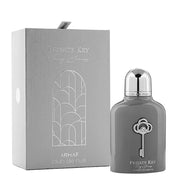 Armaf Club de Nuit Private Key To My Success Extrait de Parfum 100 ml grey bottle with silver key emblem and box

