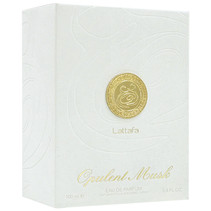 Opulent Musk EDP 100ml white bottle and box (Lattafa)
