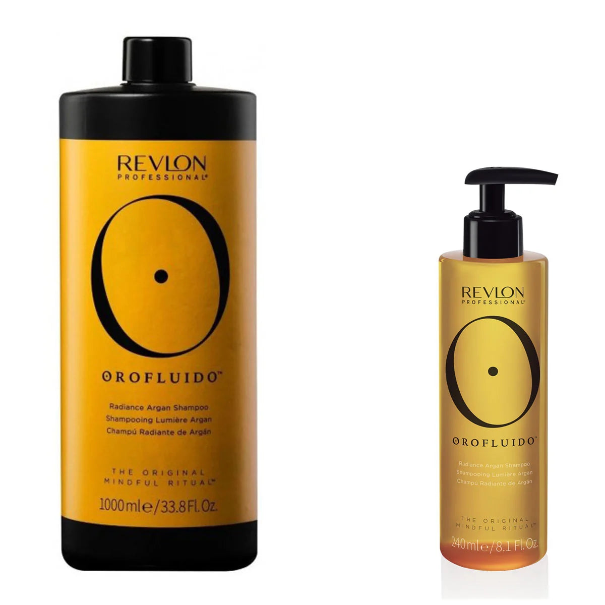 Revlon Professional Orofluido Radiance Argan Shampoo arqan yağlı şampun 1000 ml