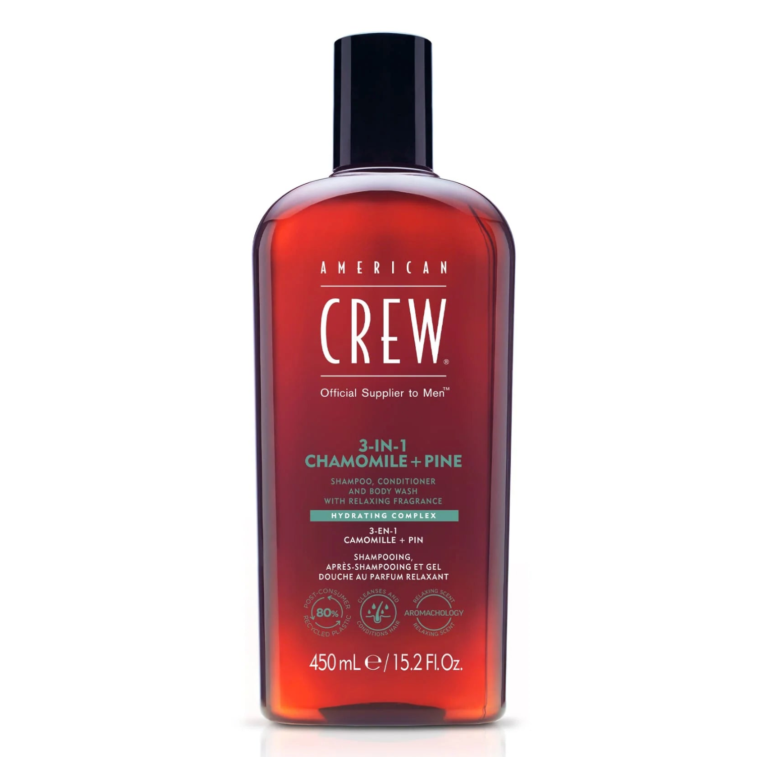 Шампунь и гель для душа American Crew 3-в-1 Chamomile Pine
