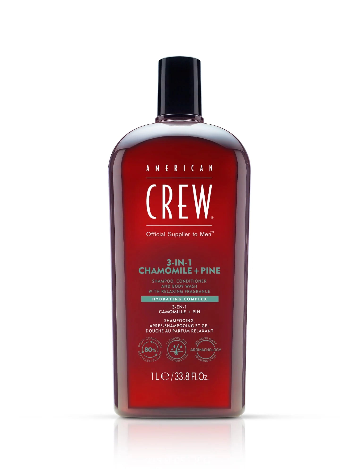 American Crew 3-ü 1-də Chamomile Pine şampun və duş geli