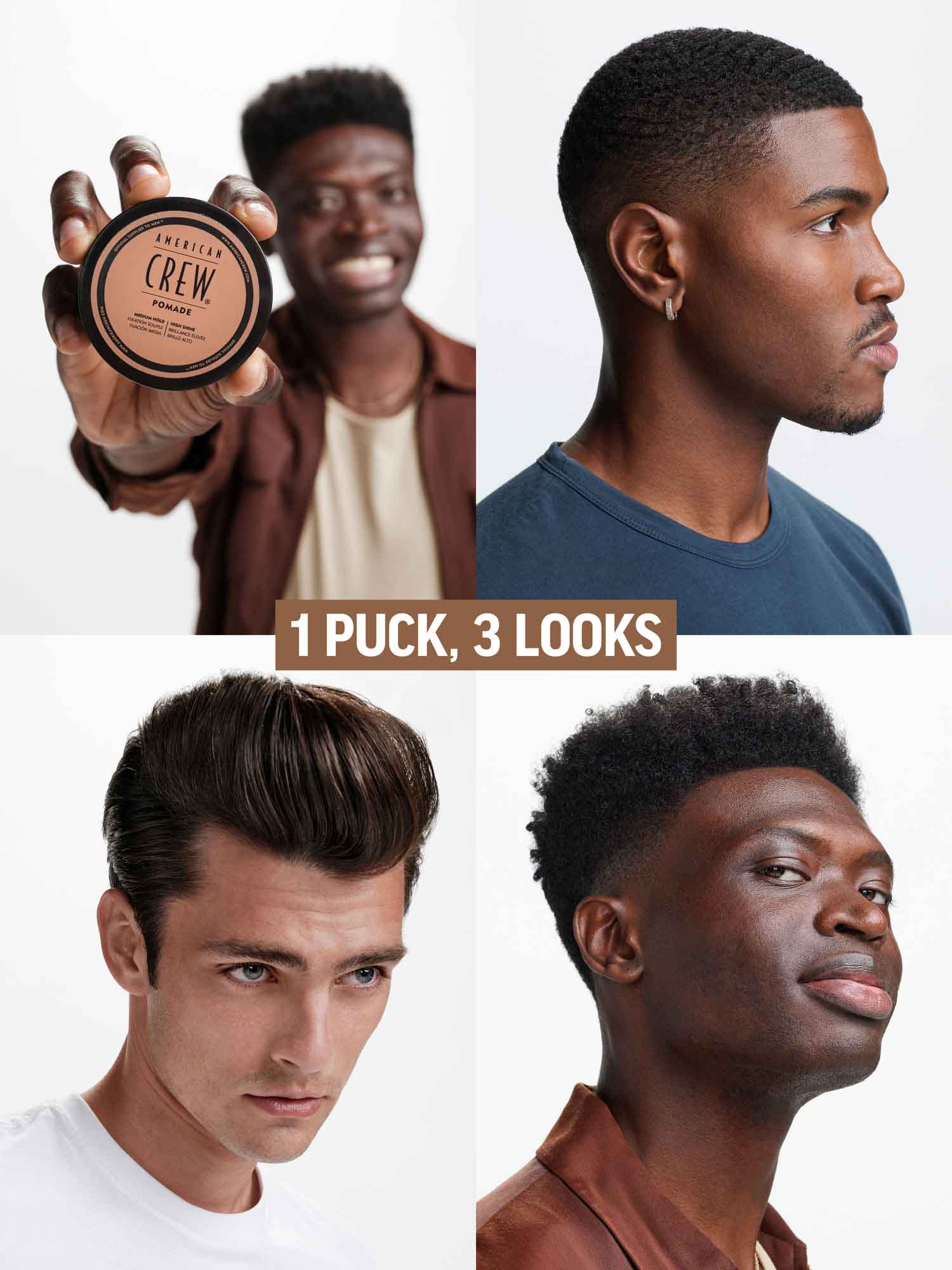 American Crew Pomade orta fiksasiyalı parlaq saç pomadası 85 g