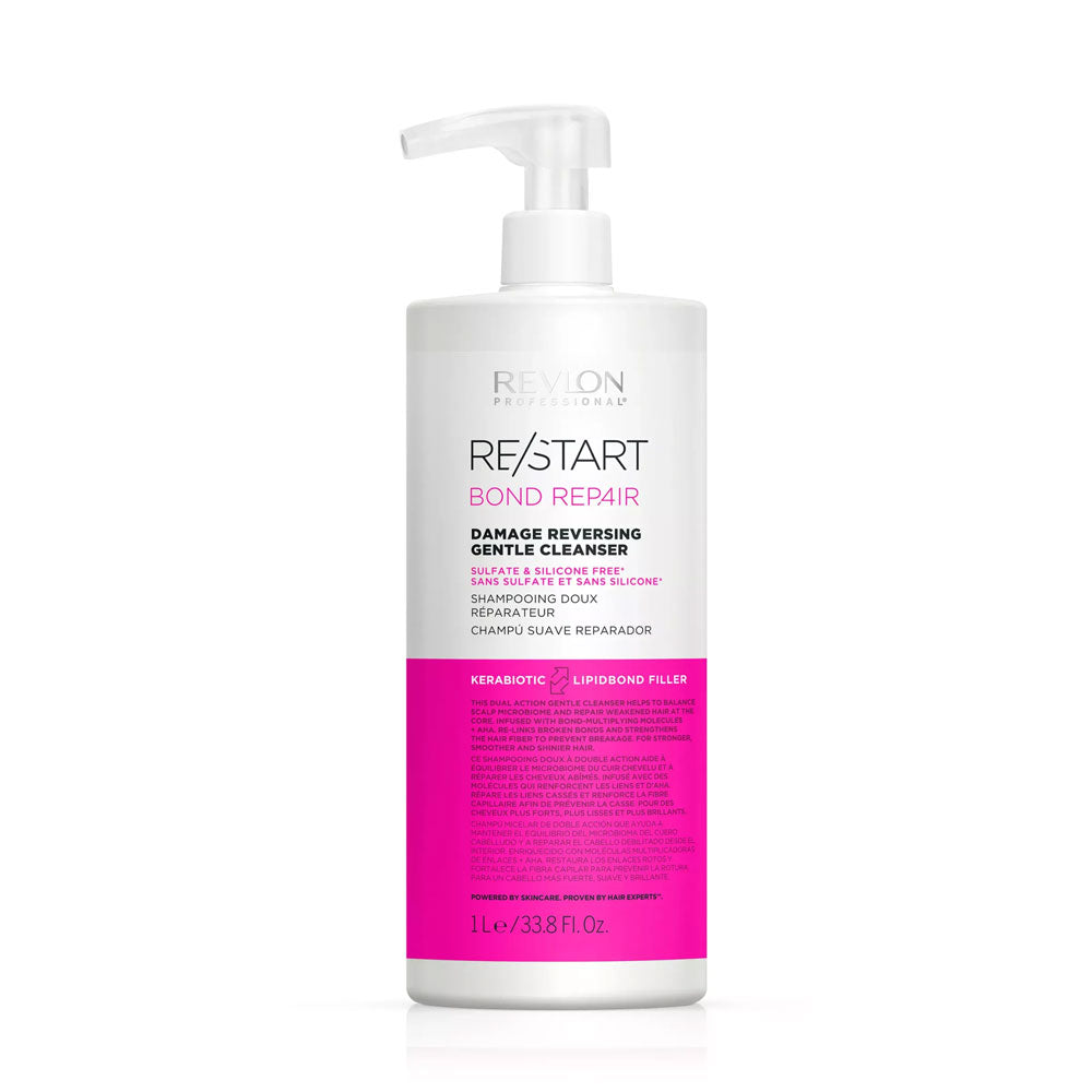 Revlon Professional RE/START Bond Repair zədələnmiş saçlar üçün sulfatsız bərpaedici şampun 1000 ml