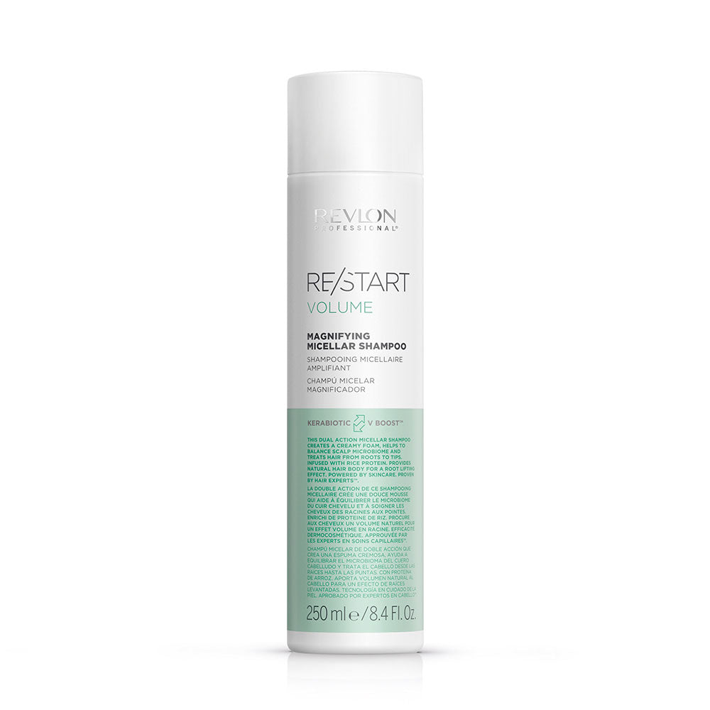 Revlon Professional RE/START Volume nazik və həcmsiz saçlar üçün həcm verən miselyar şampun 250 ml