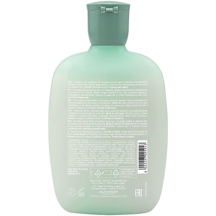 Alfaparf Milano Semi Di Lino Calming Micellar Low Shampoo 250ml – Həssas dərili saçlar üçün sakitləşdirici şampun