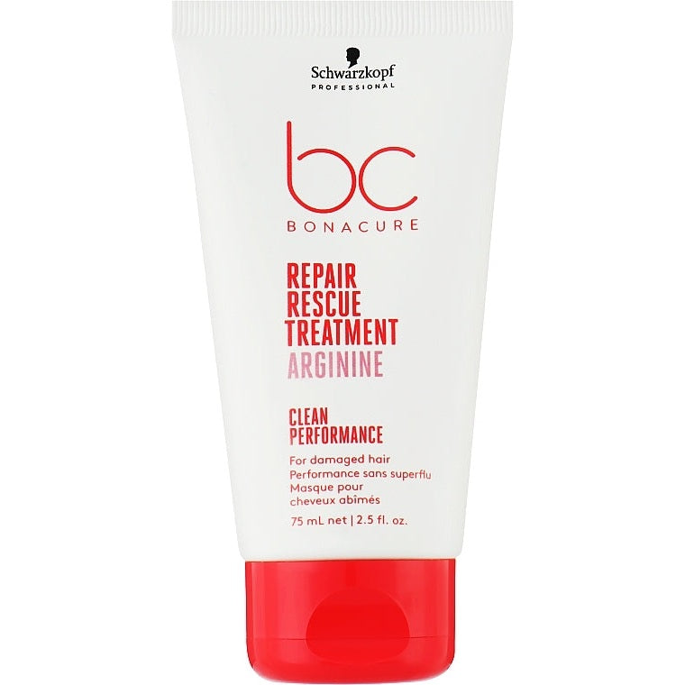 Schwarzkopf BC Bonacure Repair Rescue Treatment Arginine 75 ml – bərpaedici maska (zədələnmiş saçlar)
