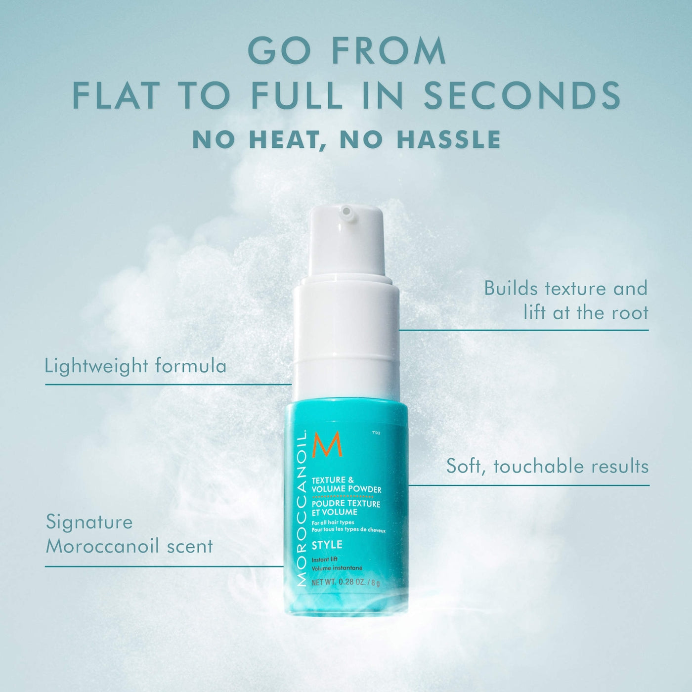 Moroccanoil Tekstura və Həcm Verən Saç Pudrası 8 g