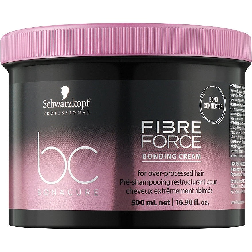 Schwarzkopf Bonacure Fibre Force Bonding Cream 500 ml zədələnmiş saçlar üçün bərpaedici krem
