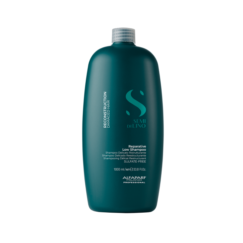 Zədələnmiş Saçlar Üçün Bərpaedici Şampun Alfaparf Milano Semi Di Lino Reparative Low Shampoo 250 ml
